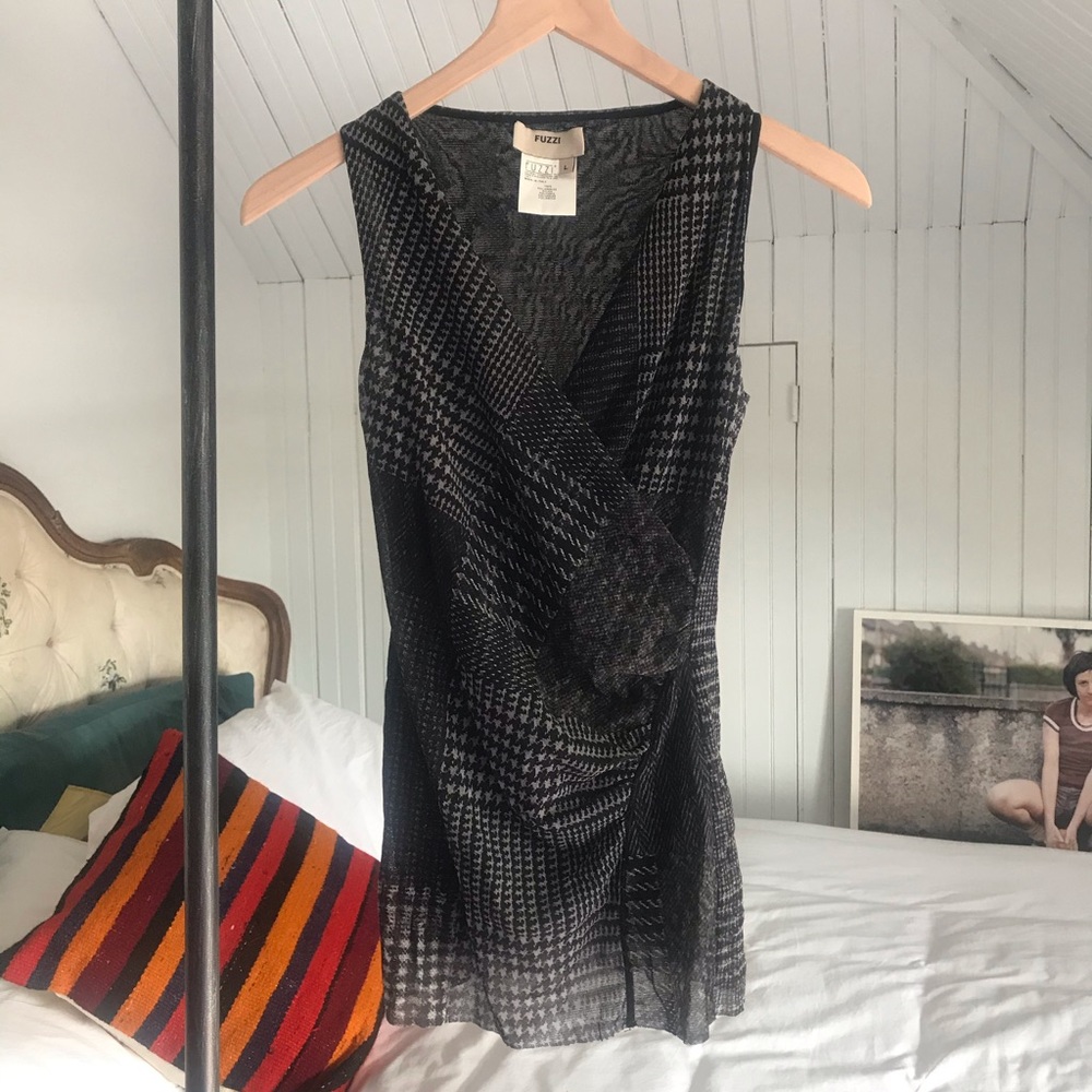 FUZZI by jean Paul Gaultier sheer top